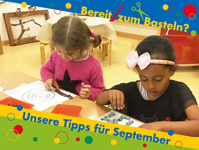 Bastel- und Spieltipps für September